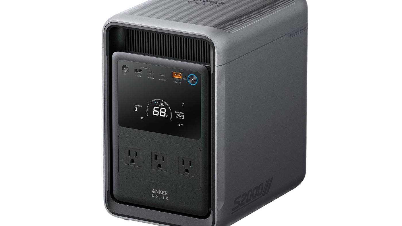 Anker SOLIX S2000 Powerstation, kompakte 2-kWh-Notstrombox