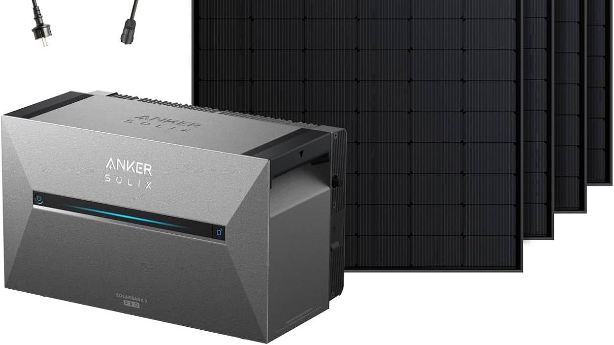 Anker SOLIX Solarbank 3 Pro mit Schuko-Kabel